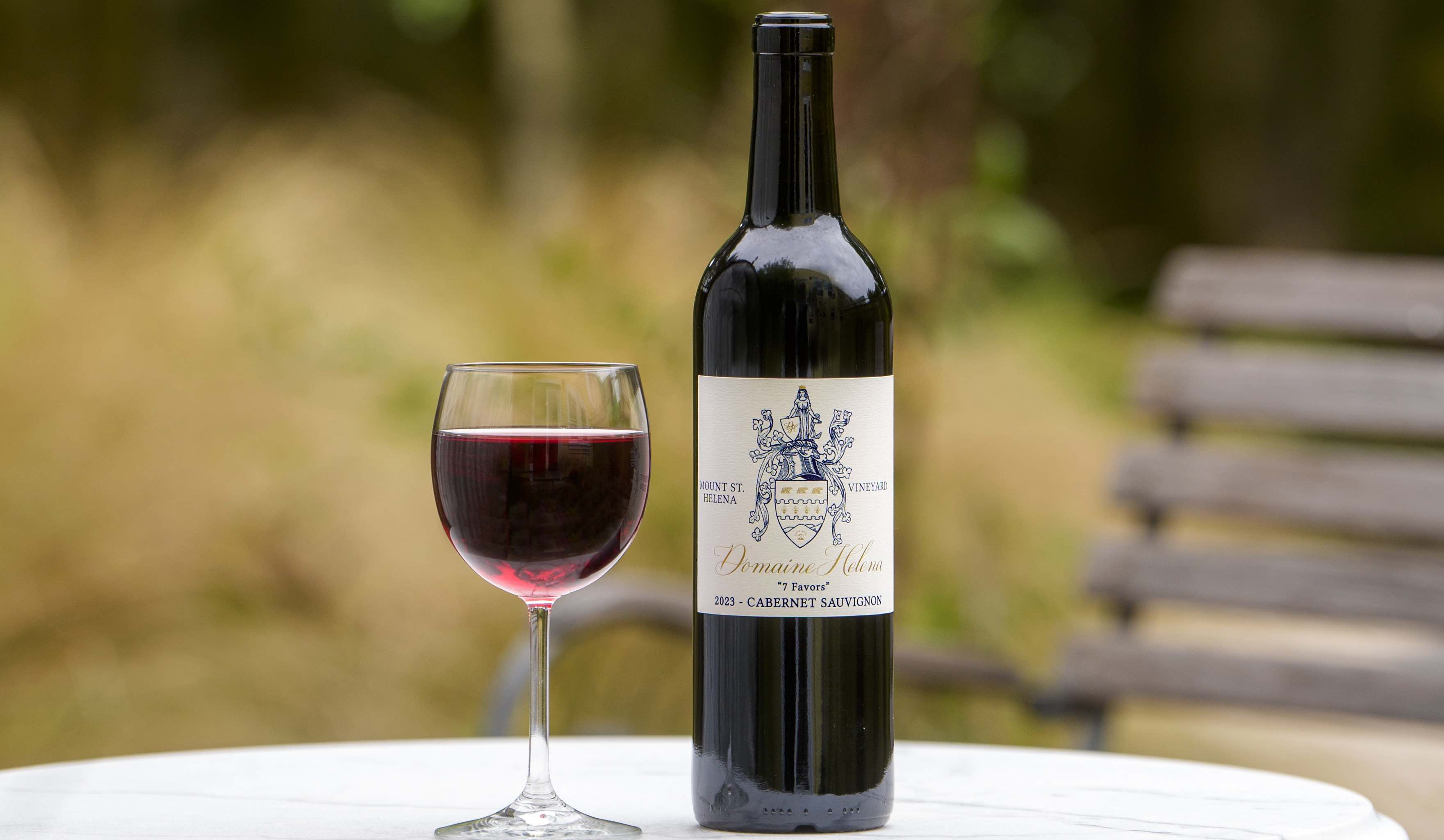 7 Favors Wine Bottle
